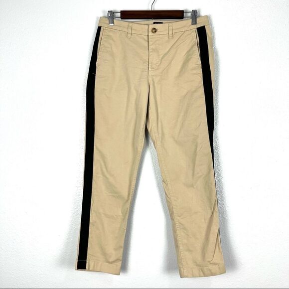 J Crew Women’s High Rise Girlfriend Chino Pants Size 6 - Picture 1 of 11